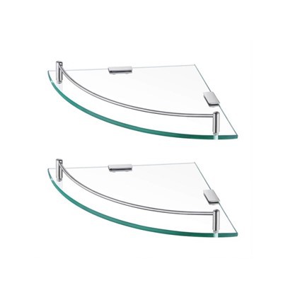 Raft de colț de sticlă temperat